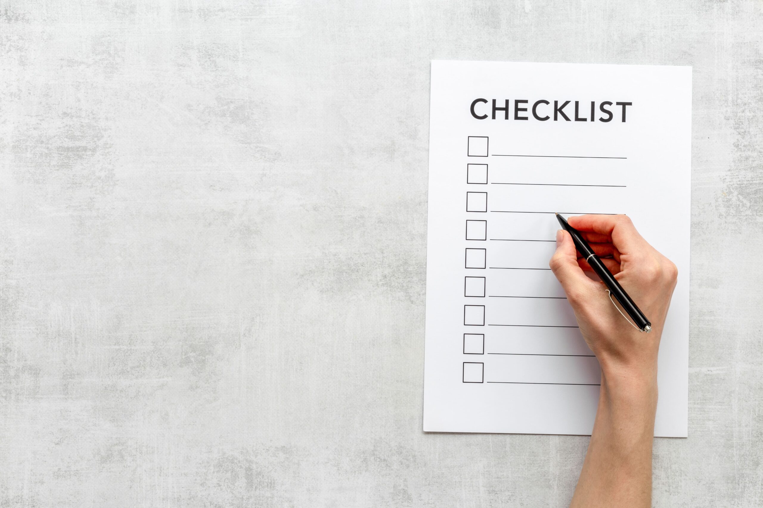 checklist checklist